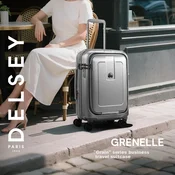 Delsey Kofer, 71.1 cm, Srebrne boje