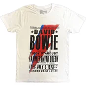 David Bowie Hammersmith Odeon White M Majica