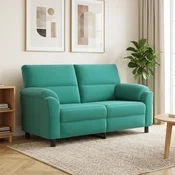 Vidaxl Kavč Turkizna 174 x 85 x 93 cm Žamet