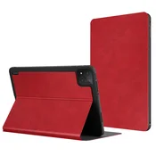 AVIZAR Preklopna torbica z učinkom usnja in stojalom – Xiaomi Pad 8/Pad 8 Pro, Rdeča, (5000274228)