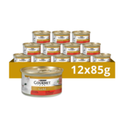 Gourmet Gold Pašteta za macke, Govedina, 12 x 85 g