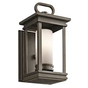 Elstead Lighting Elstead South Hope 1 majhna zunanja stenska svetilka, bronasta, IP44, E14, (22099888)