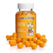GummiKing - Kurkuma in ingver za otroke, 60 gumijastih bonbonov