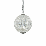 Ideal Lux - LED Kristalni lestenec na verigi LUXOR 6xG9/3W/230V pr. 40 cm prozorna