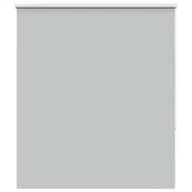 Vidaxl Roleta Blackout svetlo siva 130x150 cm Širina tkanine 126,6 cm