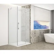 Pravokotni zaslon TRINITY CHROME 1000x900 mm, mat steklo, desno - 100x90 cm - Gelco - TRINITY - 36 - Pravokotne tuš kabine - 1000 - 2000 - 900 - 8 - 14