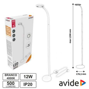 AVIDE Podna LED lampa Angel 12W bela