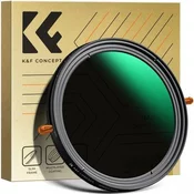 K&F 72MM, D Series,multifunctional CPL+Variable/Fader ND 2~32 filter