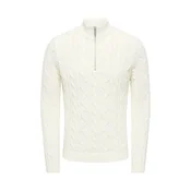 Only & Sons Pulover ONSKIM naravno bela