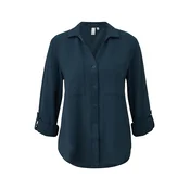 QS Bluza cijansko modra