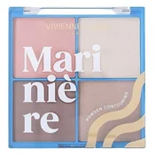 Vivienne Sabo Paleta za konturisanje lica u prahu Mariniere 01