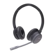 No Name AGFEO Infinity Naglavne slušalke Brezžične Pisarna/Klicni center Bluetooth Črna