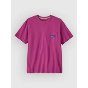 Patagonia Mw Hut Tripper Label Pocket moška majica amaranth pink
