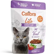 Calibra Kapsule Cat Life. Odrasla telečja v omaki 85 g