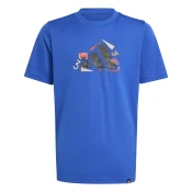 Adidas J CAMO TRAIN T, maja o.kr, modra JYD34