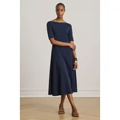LAUREN RALPH LAUREN Cocktail obleka Munzie 200973599005 Mornarsko modra Regular Fit