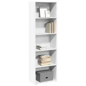 shumee vidaXL Knjižna omara, bela, 60x30x189 cm, material na osnovi lesa