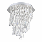 LED stropna svjetiljka u srebrnoj boji o 45 cm Pomp – Trio