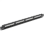 Mirsan patch panel 19, 1U sa 24 RJ-45 UTP kat. 6 MR.PCP1U24U.C6