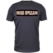 011Shop Muška majica kratkih rukava, Nema predaje, Tamnosiva
