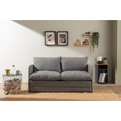Atelier del Sofa Dvosed na razvlacenje Saga XL, 148 x 70 x 66 cm, Svetlosivi