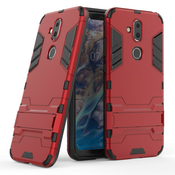Robusna maska Impact X za Nokia 8.1 - crvena