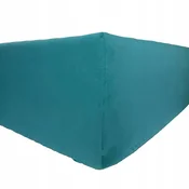 shumee Jersey Delux nastavljiva rjuha - akvamarinska 100x200 z elastiko, poljski izdelek