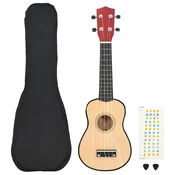 Set ukulelea Soprano s futrolom za djecu Natural 21 