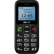 MaxCom Comfort MM426 4,5 cm (1.77) 72 g Crno Telefoni za starije