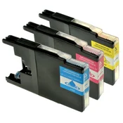 kartuša Brother LC1240 RBWBP, CMY, trojbalenie, multipack, alternativni