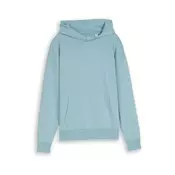TOM TAILOR Sweater majica svijetloplava / bijela