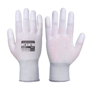 Tanke ESD rokavice z gumiranimi prsti (velikost L)