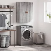 shumee vidaXL Stenska omarica siva sonoma hrast 69,5x34x90 cm