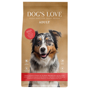 Dog´s Love Adult govedina - Varčno pakiranje: 2 x 2 kg