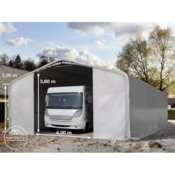 Garažni šotor 8x12 z vrati 4,0x3,6 m - PVC 550 g/m2