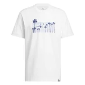 Adidas Muška majica M Photorl Crt T JZ7544, Okrugli izrez, Bela