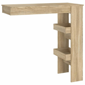Zidni barski stol boja hrasta 102x45x103,5 cm konstruirano drvo