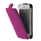 Nobrand Torbica INDIGO Flip za iPhone 5 - roza