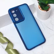 TERACELL Maska Shining Camera za Samsung S916B Galaxy S23 Plus tamnoplava