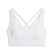 PUMA Mid Impact Training Bra Women, Clothing, White, XL