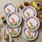 Hermia Set dezertnih tanjira, 6 komada, Šareni