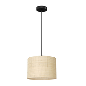 Luster na kablu RATTAN 1xE27/60W/230V, precnik 25 cm, ratan