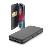 torbica preklopna CELLULARLINE, za iPhone XR, magnetno zapiranje, črna