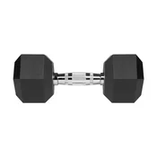 HEX 2x10 kg gumirane uteži iz litega železa REBEL ACTIVE