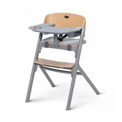 KINDERKRAFT SELECT - Otroški jedilni stol 3v1 LIVY Premium hrast