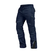 DELOVNE HLAČE DO PASU št.48 MORSKO MODRO-ČRNE, FLEXLINE | Topdom