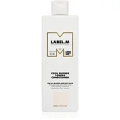 Label.M Cool Blonde Toning Conditioner tonizirajoči balzam za platinasto blond in sive lase 300 ml