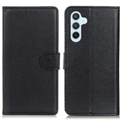 Etui Litchi za Samsung Galaxy A56 - črn