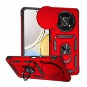 MaxMobile maska za Honor Magic 6 Pro ANTI-SHOCK WITH RING crvena