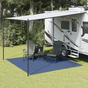 shumee vidaXL Kamping podloga modra 3x3 m